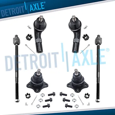 $42.66 • Buy New ALL (4) Tie Rod Ends + Both (2) Lower Ball Joints For VW Golf Beetle Jetta