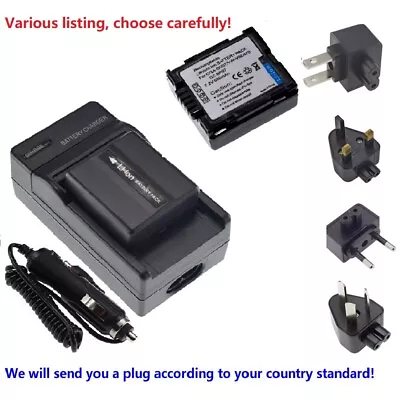Battery Or Charger For Panasonic PV-GS19 PV-GS29 PV-GS39 GS59 MiniDV Camcorder • $15.63