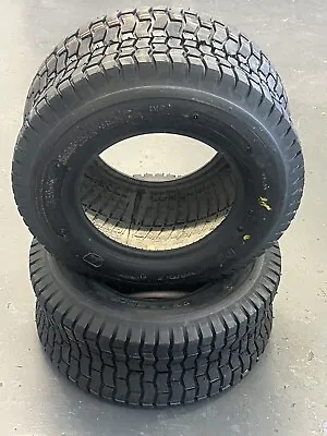 2 X COMMERCIAL TURF SAVER TUBELESS TYRES 16 X 6.50 X 8 FOR RIDE ON MOWERS • $129.95