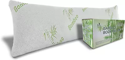 Bamboo Body Pillow For Adults - Shredded Memory Foam Long Cooling  • $41.93