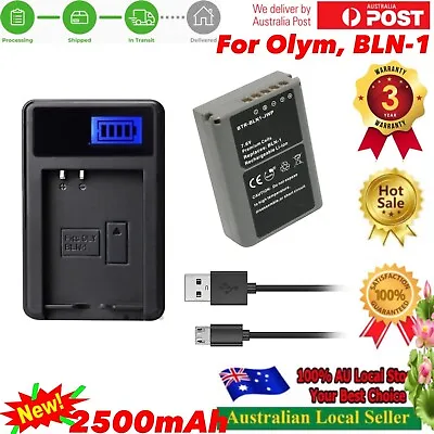 PS-BLN1 BLN-1 Battery Charger For Olympus OM-D E-M1 E-M5 E-M5 II 2 E-M5 Mark II • $31.15