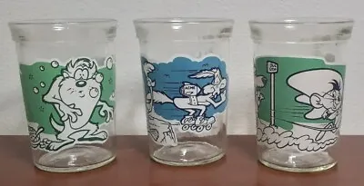 3 Vintage Welch's 4” Jelly Jars/ Glasses Looney Tunes Collector Series • $20