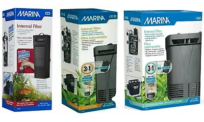 Fluval Marina I25 I110 I160 Internal Fish Tank Filter Aquarium Pump / Cartridges • £24.25