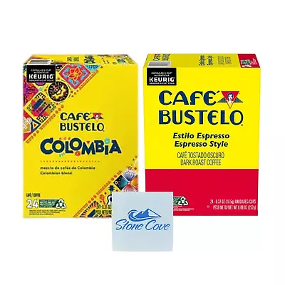 Cafe Bustelo Coffee K Cups Variety Pack Bundle With  Fridge Magnet - Includes Es • $57.33