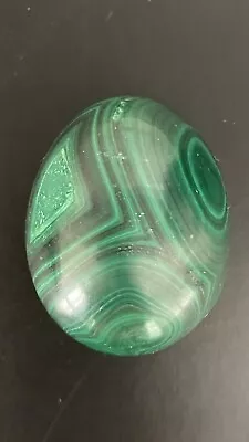 VTG 3mm Solid Natural Polished Malachite Egg Congo - NOT CHINA • $39.99