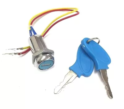 Mobility Scooter Parts Universal 2 Wire Ignition Key Lock Switch Jazzy Hoveround • $12.95