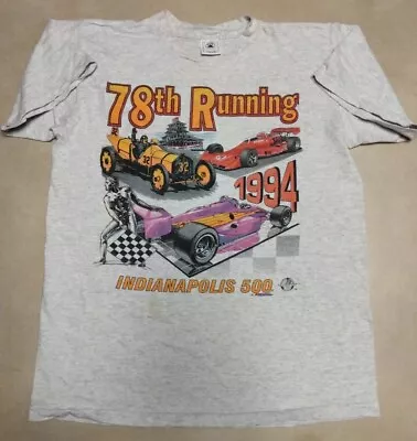 VTG  Indy 500 T-shirt 1994 Indianapolis 78th Racing USA Single Stitch USA  Large • $19.99