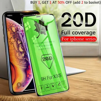 £3.45 • Buy Screen Protector Huawei P20/P30/P40 ProLite 20D Curved FULL COVER TEMPERED GLASS