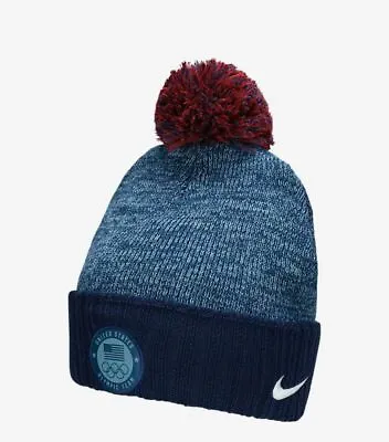 Nike Team USA 2022 Beijing Winter Olympics Team Issue Beanie DH5143 492 Unisex  • $29.99