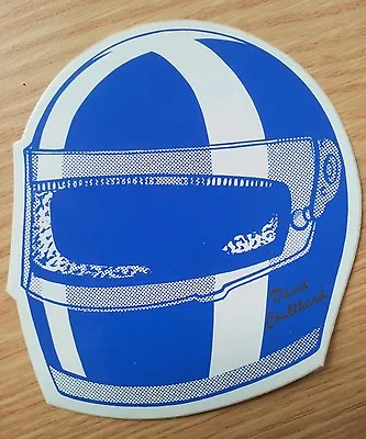 £3 • Buy David Coulthard Crash Helmet Sticker