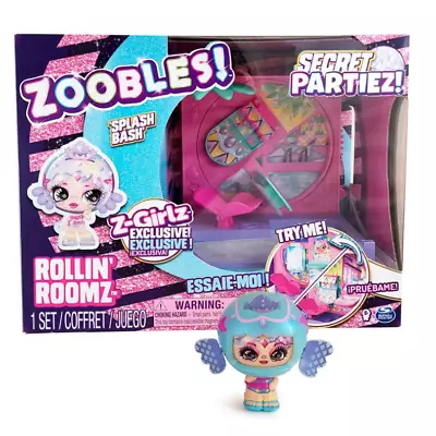 ZOOBLES Playset 2 Serie Secret Partiez Splash Bash • £15.92