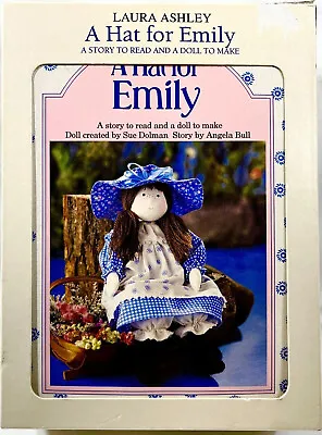 NEW 1986 Laura Ashley A Hat For Emily Book & Doll Making Kit 13  Vintage 11983 • $50