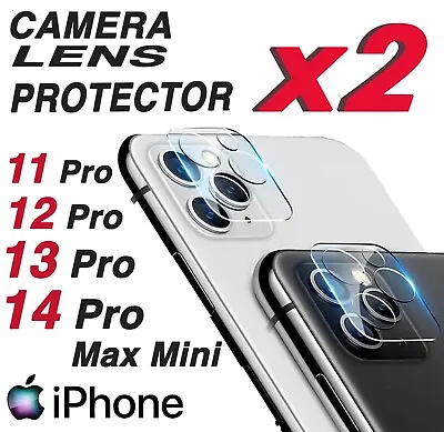 $1.49 • Buy IPhone 2x Camera Lens Apple  Protector 9H Tempered Glass 14 13 12 11 Pro Max