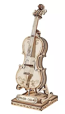 Rolife Cello 3D Wooden Puzzle TG411 • £10