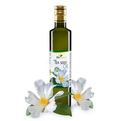 Biopurus Certified Organic Cold Pressed Tea Seed / Camellia Oleifera Oil 500ml • £31.10