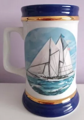 @ Danbury Mint MUG America 12 Sailing Ship Tankards By Robert Devereaux • £8.99