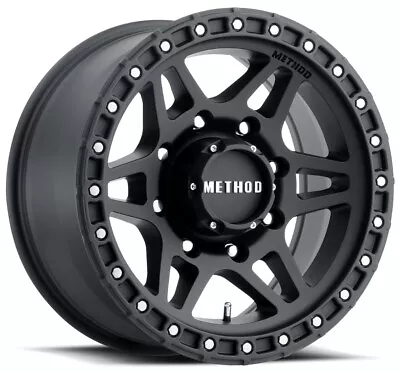 One 18x9 Method MR312 8x6.5/8x165.1 18 Black Wheel Rim 130.81 • $359