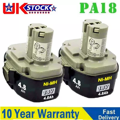 £21.89 • Buy 2X 4.8Ah For Makita 18V Ni-MH Replacement Battery PA18 1822 1823 Cordless Drill