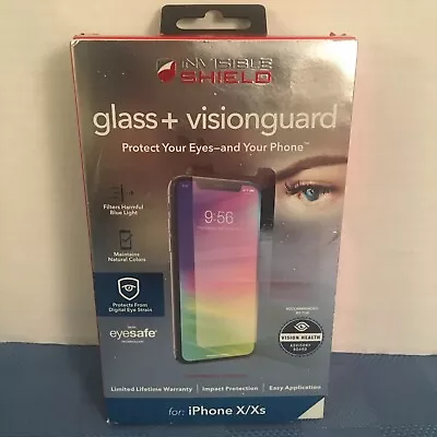 ZAGG Invisible Shield | Glass + Visionguard Fits IPhone X/Xs NEW SEALED!!! • $12