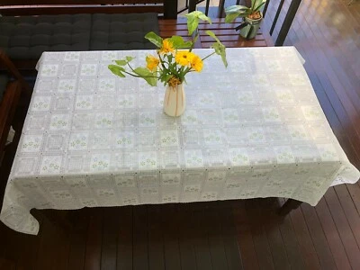 $54.80 • Buy Cut-to-Sizes PVC Tablecloth Cover Protector Plastic Vinyl Dining Table Cover AU