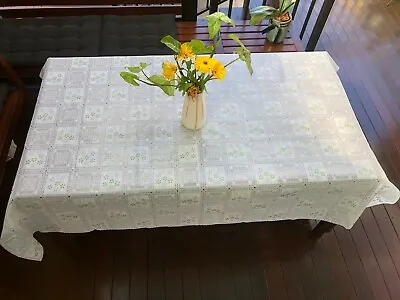 Cut-to-Sizes PVC Tablecloth Cover Protector Plastic Vinyl Dining Table Cover AU • $23.50