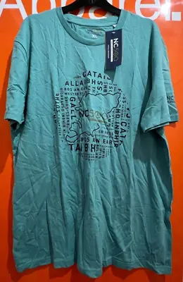 BNWT North Coast Route Map T-shirt Blue Size Medium B16 9492 • £16.95