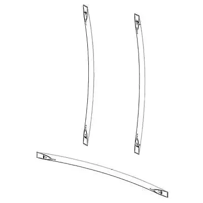 Daewoo 30115-0030305-00 Refrigerator Door Handle Set Genuine OEM Part • $169.35