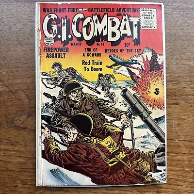 GI Combat #34 G/VG 3.0 1956 • $34.50
