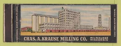 Matchbook Cover - Chas Krause Milling Milwaukee WI • $3.99