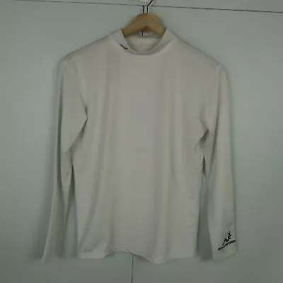 Woodworm Mens Thermal Shirt Size XL White Long Sleeve Mock Neck • $13.98