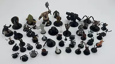 E11 D&D: Dungeons & Dragons Minis Lot 50 Figures All Pictured FREE SHIPPING • $56