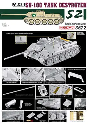£54 • Buy Dragon 3572 1:35 SU-100 Of The Egyptian Army