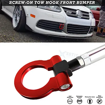 Red Track JDM Style Aluminum Tow Hook For BMW 2 3 4 5 Series Mini Cooper F55 R60 • $24.99
