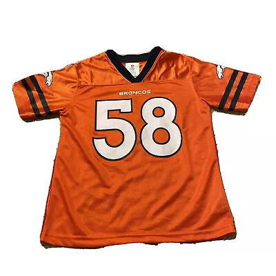 Orange NFL Youth Sz-Large-Denver Broncos Von Miller #58 Team Player Jersey • $7