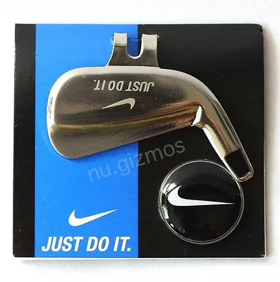 BRAND NEW NIKE MAGNETIC GOLF HAT CLIP And  BALL MARKER  • $9.99