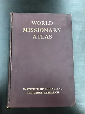 1925 World Missionary Atlas - Statistics & Great Color Maps • £60.32