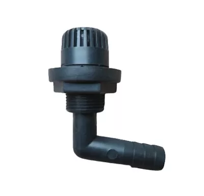 MarineEast 3050 Boat Marine Black 5/8  Hose Tank Vent 100° Degree Fluted Cap • $9.95