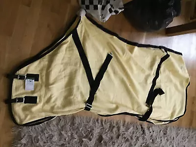 £20 • Buy 6’6 Lemon & Black Waffle Cooler Rug