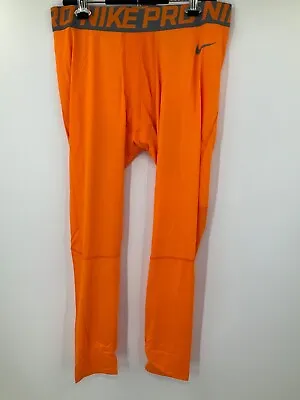 Miami Dolphins Orange Nike Pro Compression Pants Brand New! • $29.99