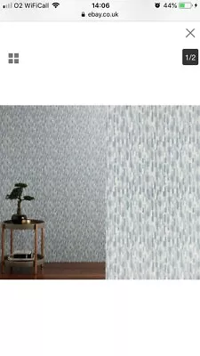 £40 • Buy 2 X John Lewis Vinyl Wallpaper Sariska Indian Blue - Batch A RRP £35
