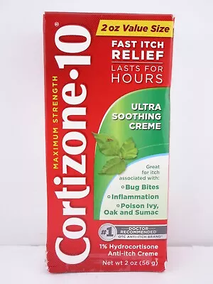 Cortizone-10 Ultra Soothing Creme *READ MORE* 2 Oz - FREE SHIPPING • $9.25