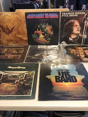 Lot Of (8) Classic Rock / Metal VINYL LP RECORDS THE BAND JEFFERSON BERRY BLOOD • $16.99