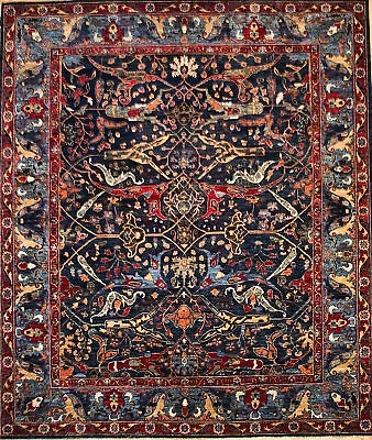 Hand-knotted Rug (Carpet) 8'2X9'5 Choeb Rang Mint Condition • $2500