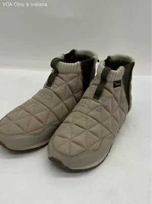 TEVA Womens Beige Quilted Antimicrobial Cushioned Pull-Tabs Arch Support Boots • $5.99