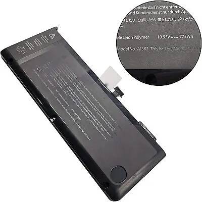 £39.90 • Buy Replace OEM Apple MacBook Pro 15  Unibody A1286 2011-2012 A1382 Battery 77.5Wh