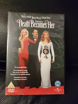 £0.99 • Buy Death Becomes Her DVD - Bruce Willis, Goldie Hawn, Meryl Streep, Vgc