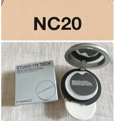 MAC Studio Fix Tech Cream-To-Powder Foundation NC20 NIB $42 Exp 08/2026 • $20.99