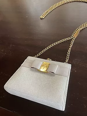 Salvatore Ferragamo Leather Shoulder Bag • $490