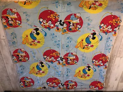 Vintage Disney Mickey Mouse Sleeping Bag ~ Golfing ~ Donald Duck Pluto Nephews • $24.99