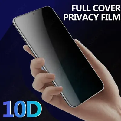 Screen Protector Tempered Glass Anti-peeping Film For Samsung Galaxy S24 S23 A73 • $6.04